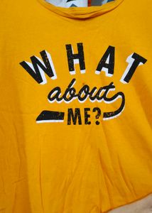 Yellow Womens Graphic Tee