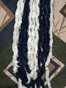 Blue &amp; White Crochet Hat
