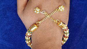 Diamond Hand Bracelet
