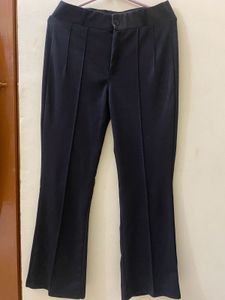 Black Flare Leg Pants