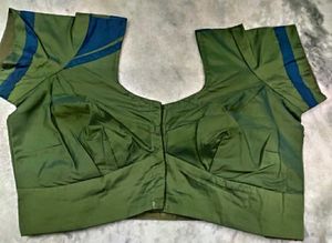Green color Silk Blouse