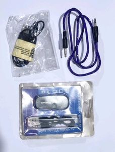 Bluetooth Receiver, Aux Cable & Charging Cabl
