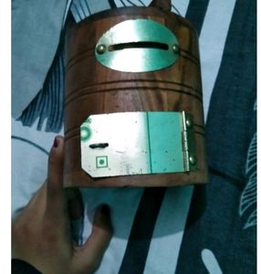 Wooden Money Bank  Water Tank Shaped
