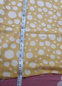 Kurti Yellow Without Sleeves