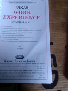 Vikas Work Experience 7th Standard