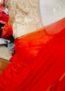 Saree❤️with Blouse