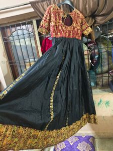 Zari Work Black 🖤 An ♥️ Gown Long Gear ⚙️✨