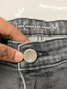 Charcoal Grey Jeans Regular Fit (waist36)