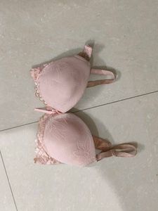 Pink Lace Bra - Size Unknown