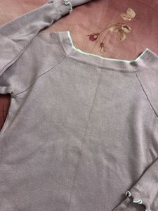 Cute Lavender Knit Top