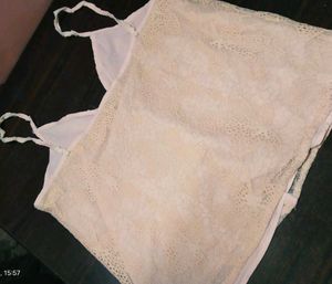 Vintage Lace Button-Up Tank