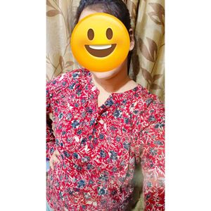 Red Floral Shirt