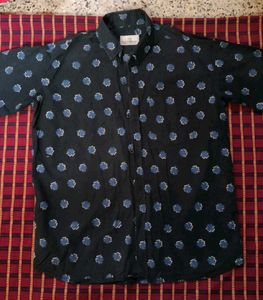 Floral Print Short Sleeve Shirt