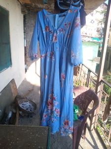 Blue Ethnic Gown