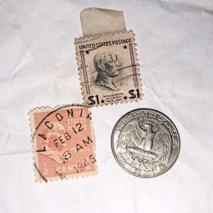 1940s USA Vintage stamps