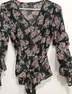 Shein Floral Top