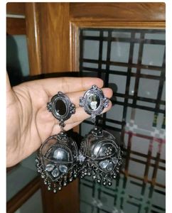 Oxidized Jhumka Earring COMBO of 3