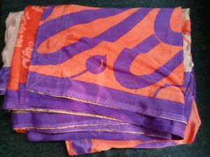 Polyester With Silk Border Saree