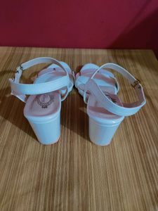 White Shoetopia Heels
