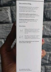 Deconstruct GEL SUNSCREEN