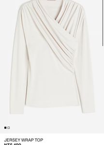 Elegant White Wrap Top