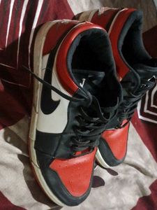 Mens Nike Air Jorden Red Black Sneakers Orignal