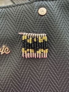 Safety Pin Batman Keychain