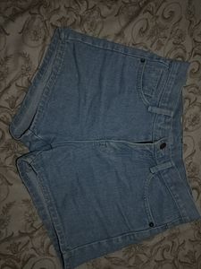 Light Wash Denim Shorts