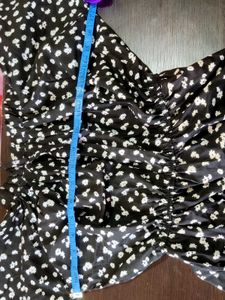 Black Floral Print Dress
