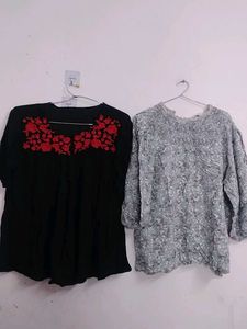 Trendy Women's Tops - Set of 2,used