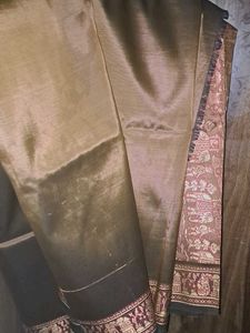 Brown Silk Beautiful Saree