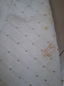 Elegant White Quilted Jacket