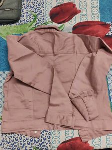 Pink Denim Jacket