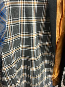 Smart Checkered Overcoat