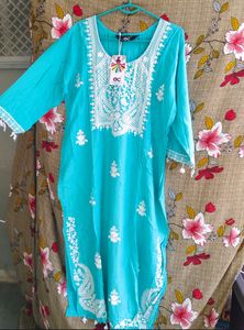 Lakhnawi Kurta Pant With Dupatta Set
