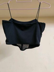 Black Corset Style Top