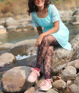 Cute Sea green Mini Dress