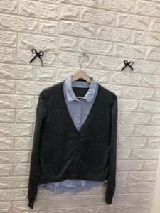 Stylish korean Grey Cardigan🌷🎗️🇺🇸