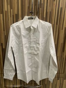 Nagrik Tailor Stitched White Shirt