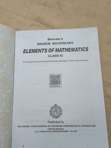 Elements of Mathematics Class XI