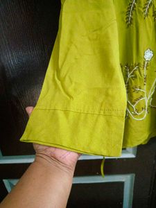 New Unused Beautiful Xxl Zardosi Work Cordset