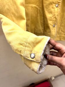 Corduroy Jacket with Sherpa Lining