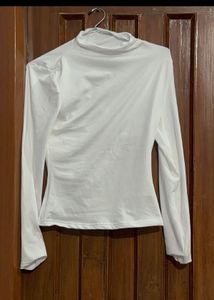 White Long Sleeve Top