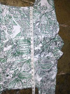 Green Paisley Print Co-ord Set