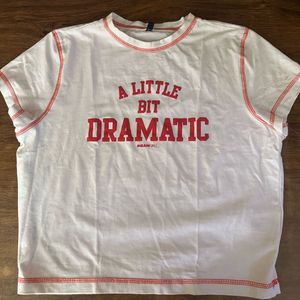 The Souled Store White Typography Printed Crop Top