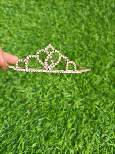 PartyToko Silver Queen Bride Large Crown Tiara for
