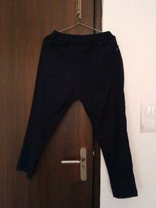 Navy Blue Casual Pants