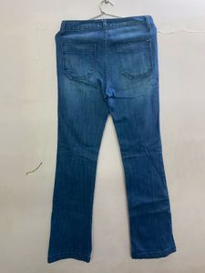 Blue Denim Flare Jeans
