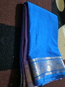 Blue &amp; Purple Saree