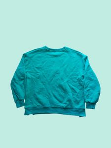 WOMEN&#39;S TEAL GREEN SWEATSHIRT BY ONE – PREMIUM FUR